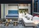 Tango sectional wall bed, open