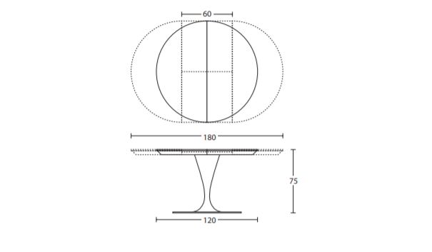 Sphere dining table